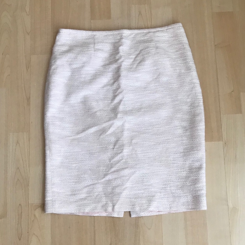 Calvin Klein Pink Tweed Pencil Skirt